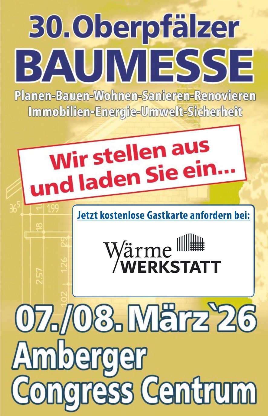 Baumesse 2026 Einlader